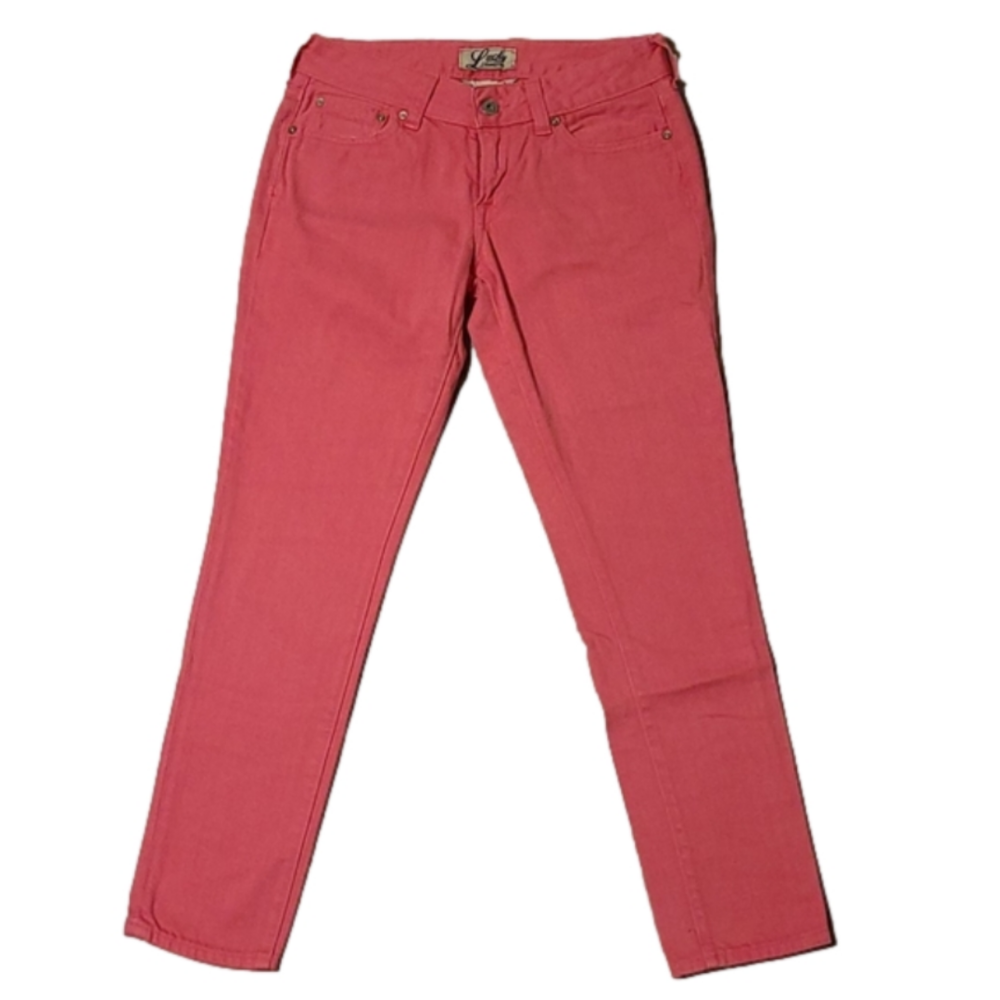 ⛱️Lucky Brand Jeans Pink Lola Skinny Ankle Crop